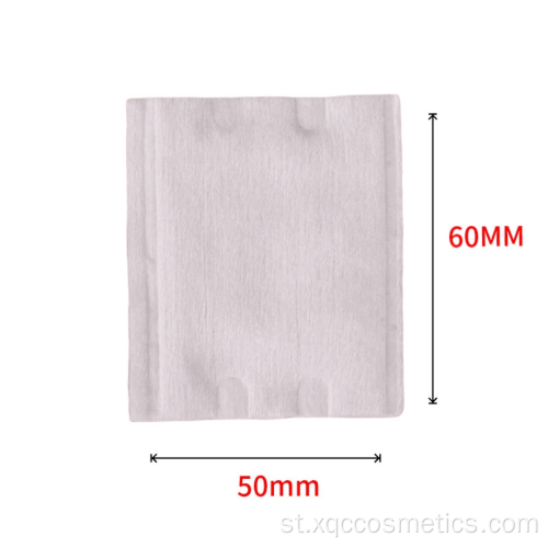 Li-cosmetic cotton pads bakeng sa tlhokomelo ea letlalo